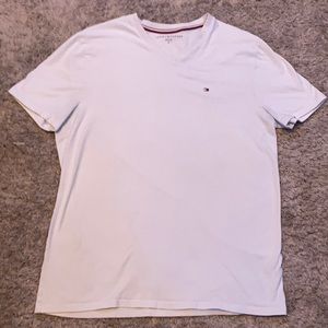 white Tommy Hilfiger dress shirt